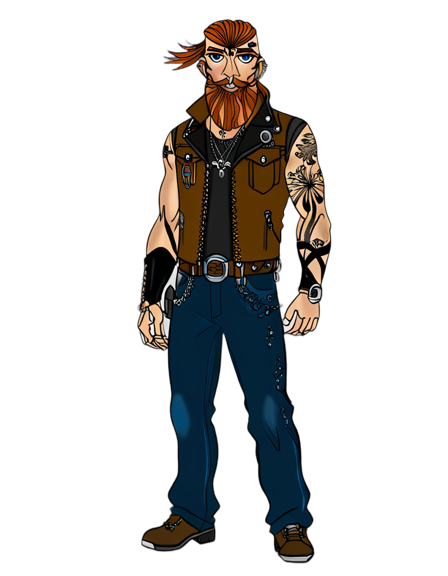 Jack 'Rusty' Daniels (Rusty) front cut